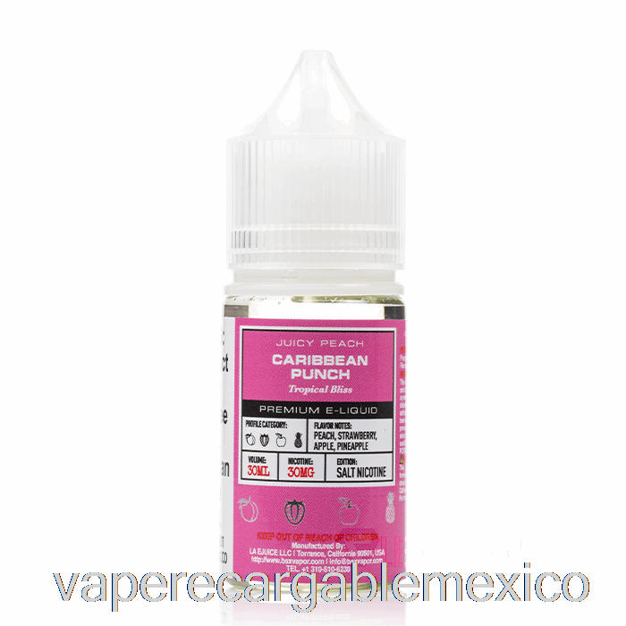 Vape Recargable Caribbean Punch - Bsx Salt Series - 30ml 50mg